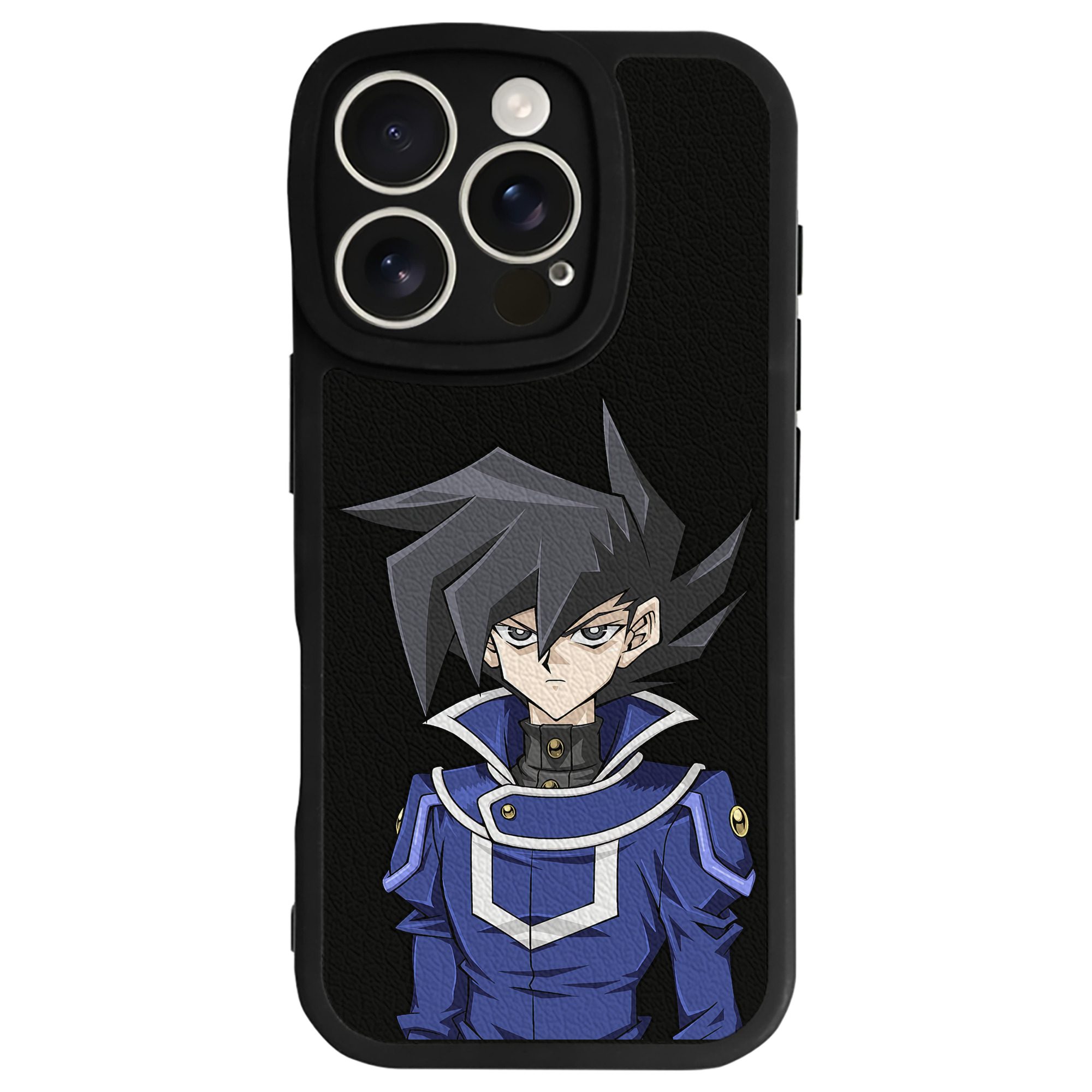 （画像用） 遊☆戯☆王 Yu-Gi-Oh! 【iPhone 16シリーズ対応】シリコンスマホケース（レザー調） 材質：シリコン